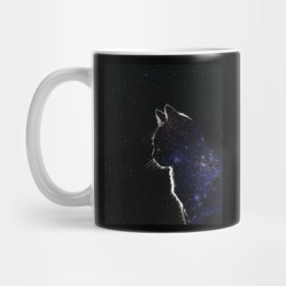 Star Covered Cat Mug